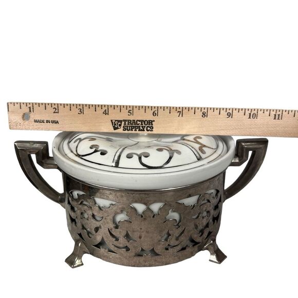 Vintage Royal Rochester Silver Plate with Boda Nova Casserole Dish - Picture 3 of 13